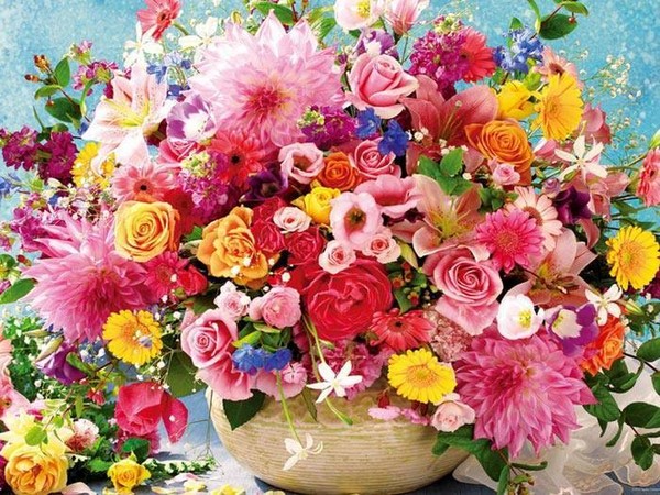 Magnifique bouquet de fleurs - fleur de passion