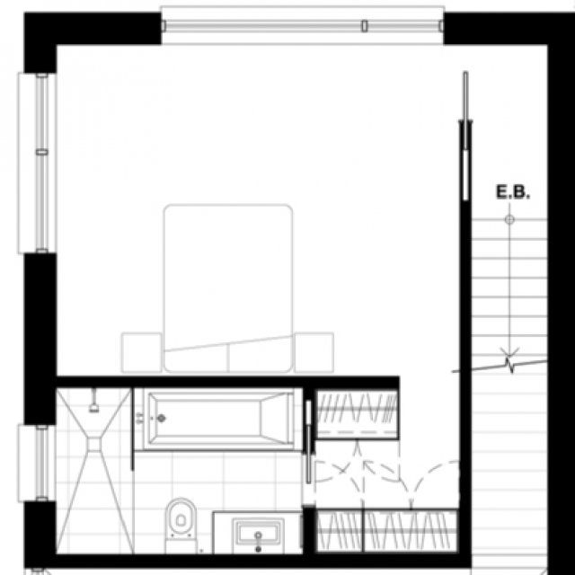 Plan salle de bain 12m2