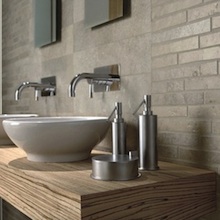 Salle de bain design luxe bois