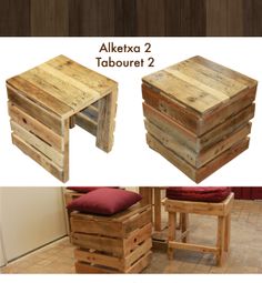 Fabriquer un tabouret avec des palettes