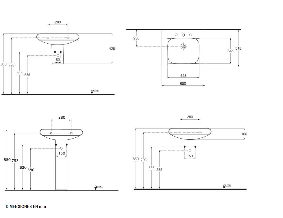 Hauteur lavabo norme