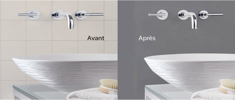 Recouvrir mur salle de bain