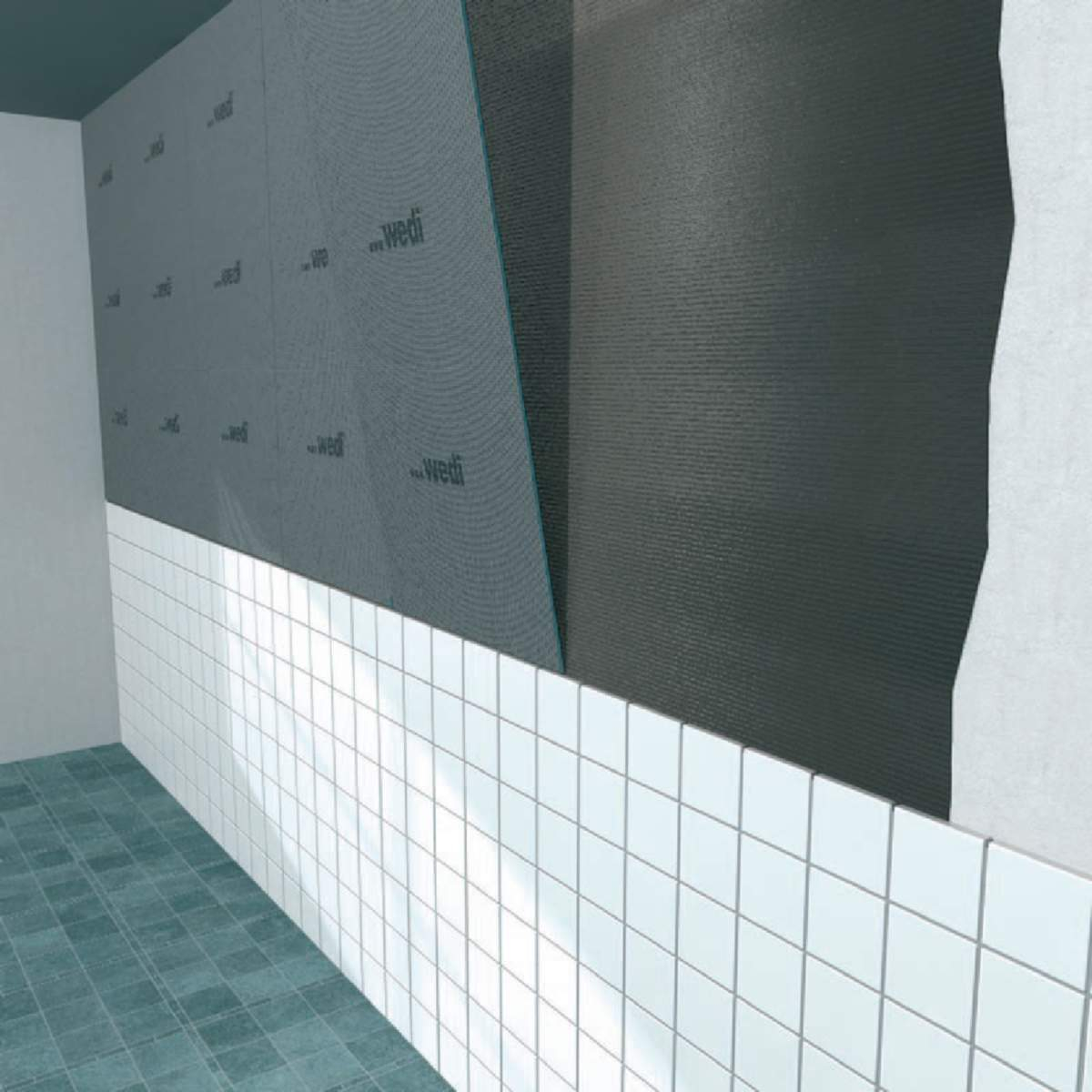 Panneau acrylique salle de bain