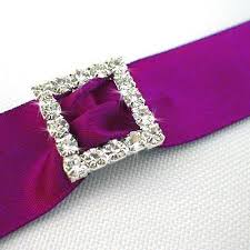 Rond de serviette strass mariage