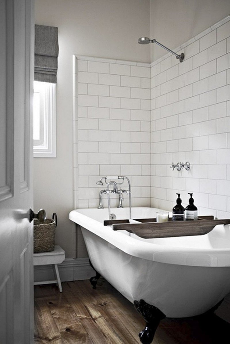 Carrelage blanc salle de bain