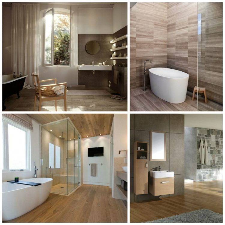 Salle de bain chaleureuse