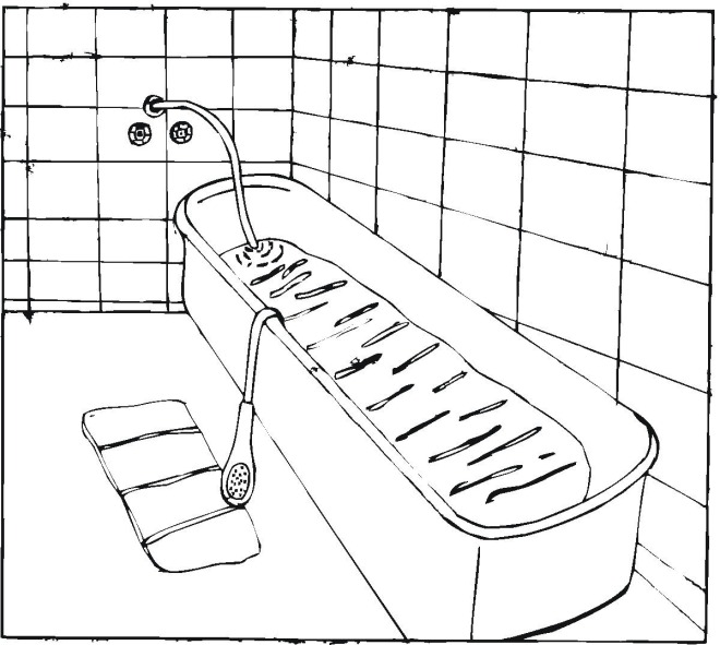 Coloriage de salle de bain