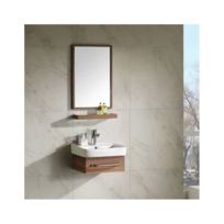 Miroir salle de bain tablette