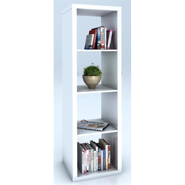 Colonne etagere blanche