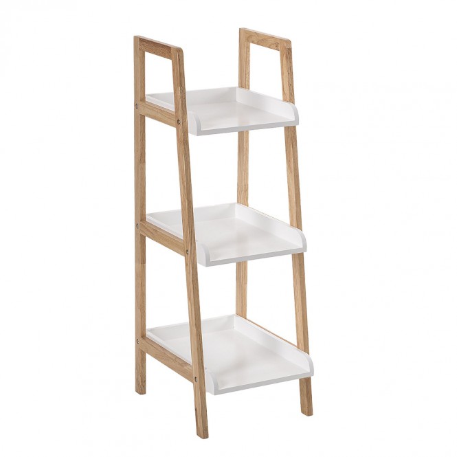 Etagere blanche salle de bain