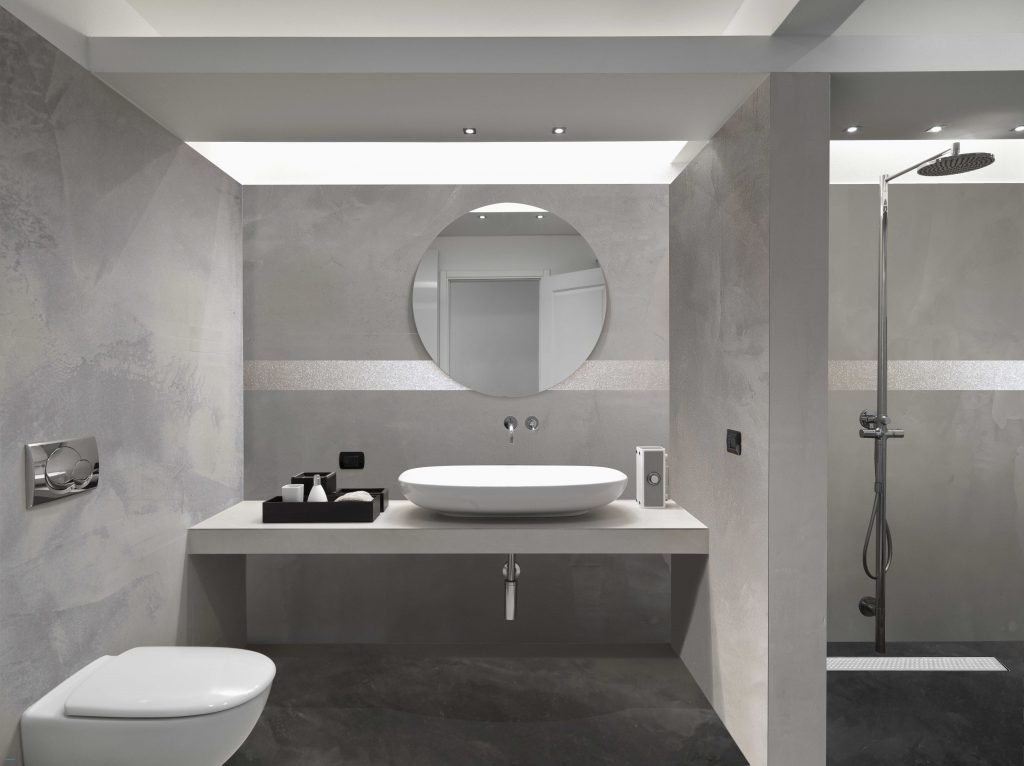 Panneau deco salle de bain - fleur de passion