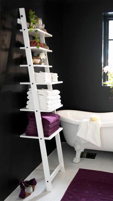 Echelle etagere salle de bain