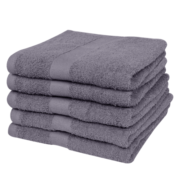 Serviette de bain gris anthracite