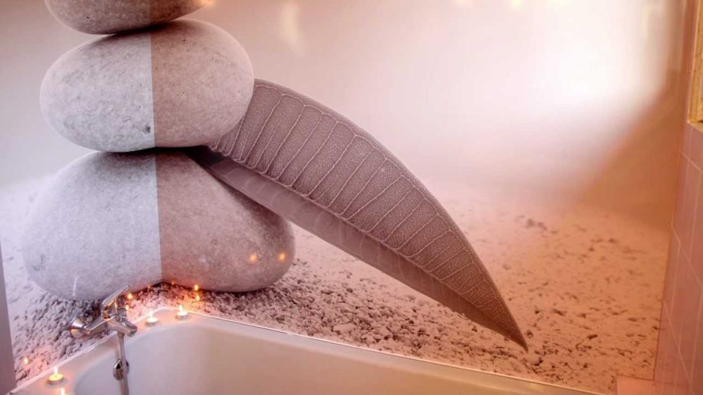 Panneau deco pour salle de bain fleur de passion Panneau deco pour salle de bain fleur de passion