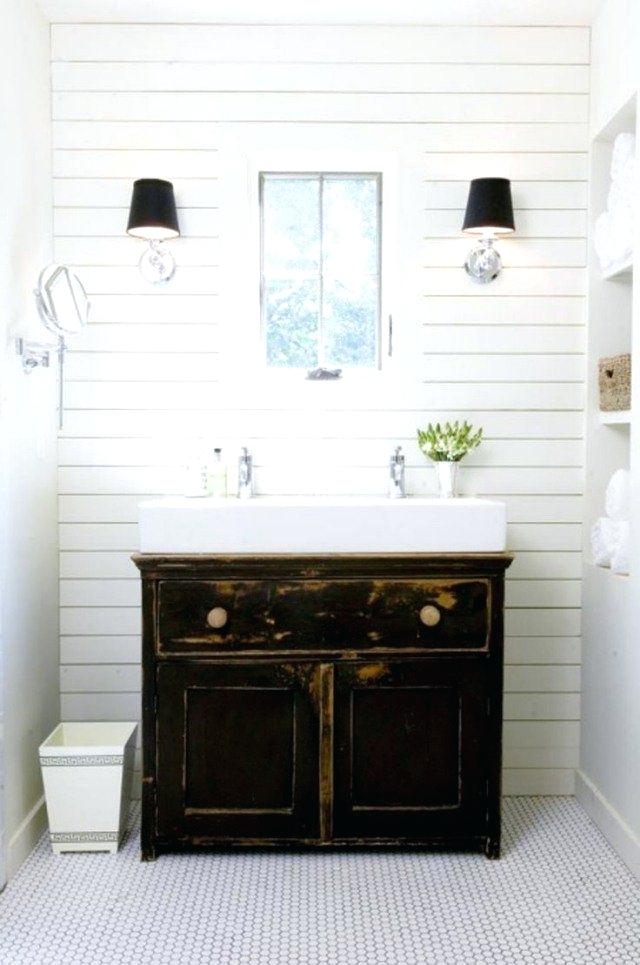 Meuble vasque salle de bain vintage