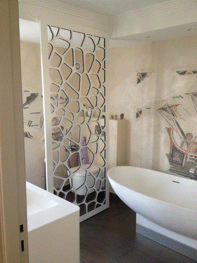 Paravent salle de bain