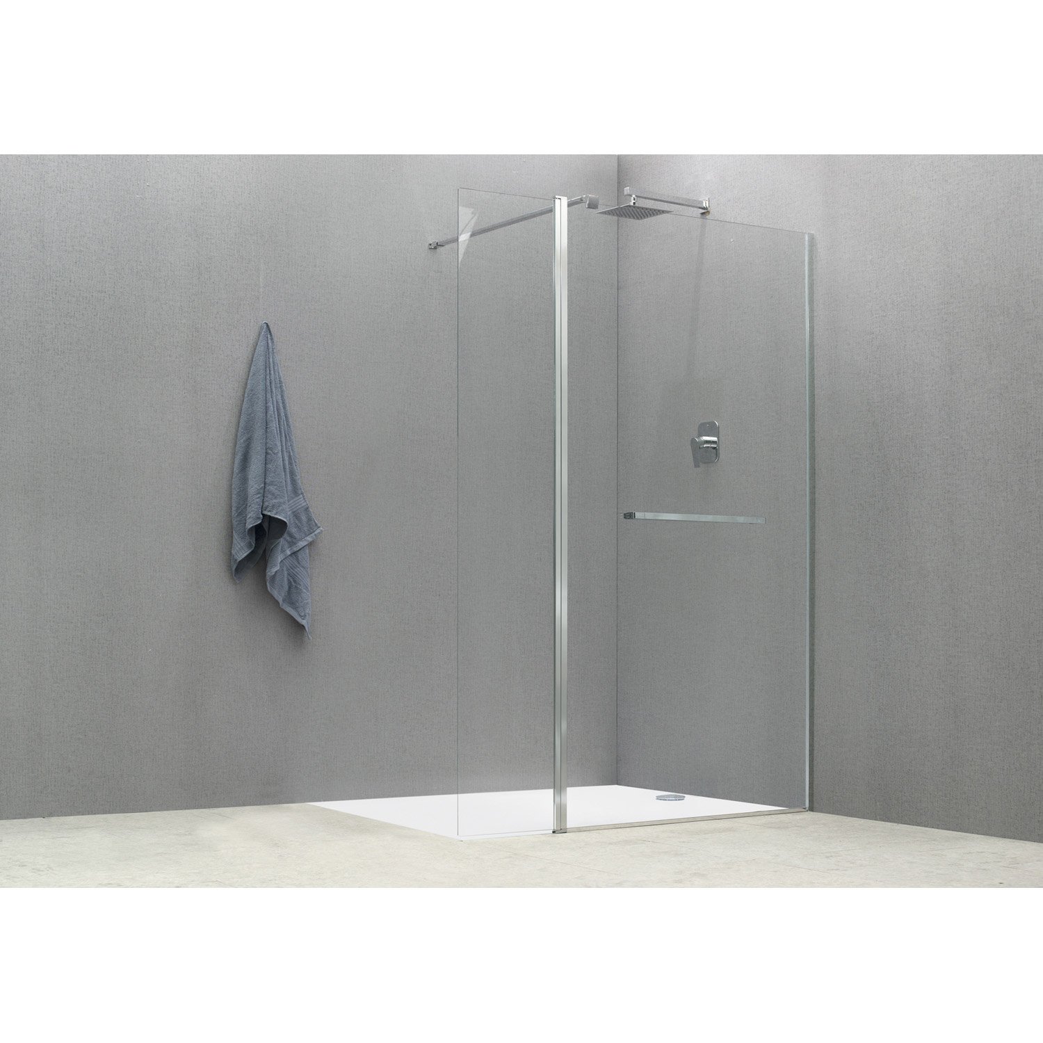 Paroi de douche fixe 70 cm