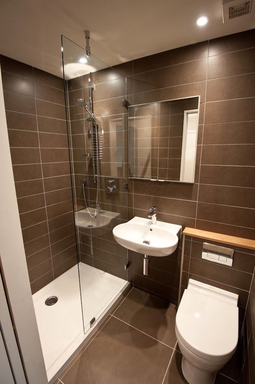 Petite salle de bain moderne